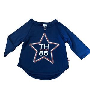 Tommy Hilfiger girls 3/4 sleeve T-Shirt - Size 3T